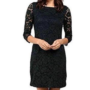 NWT Vince Camuto Black Lace Sheath Mini Dress Size 4